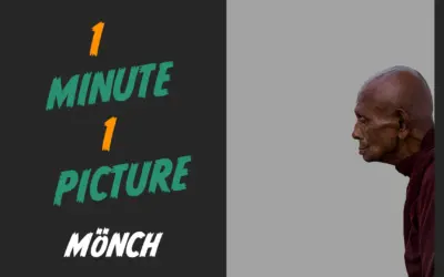 1 Picture 1 Minute – Meditating Mönch