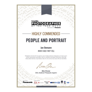 Australian Photographer Award Jan Demann